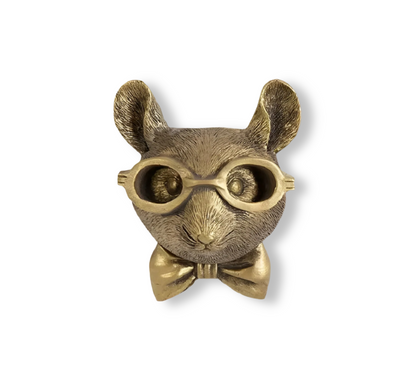 Wandhaak Dierenkop Goud Kapstokhaak Decoratie Wand Resin