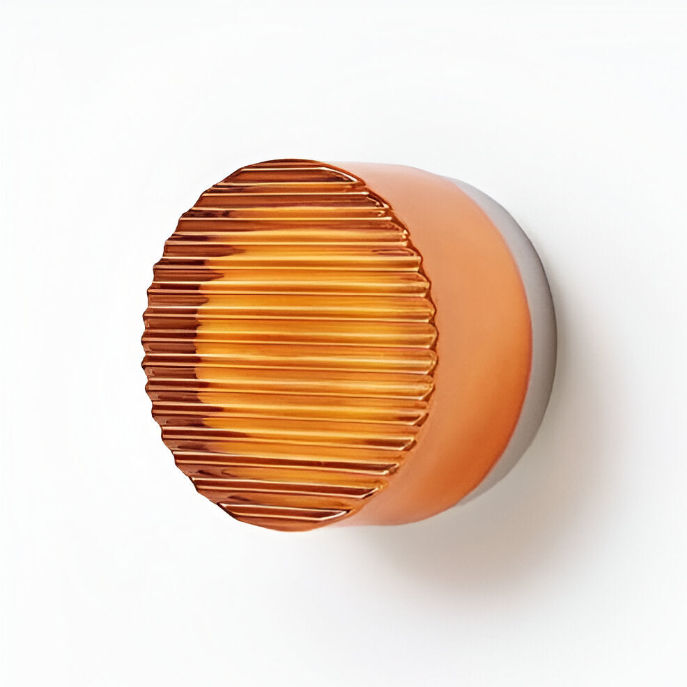 Ambrelo Wandlamp LED 13,5×8 cm Amber Slaapkamer Wandverlichting Modern Minimalistisch Scandinavisch Warm Licht Hal Woonkamer