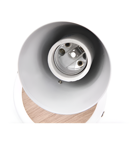 Wandlamp Metaal Hout Roze Verstelbaar 13x14 cm E27 Binnenverlichting Slaapkamer Kinderkamer Bedlamp Scandinavisch