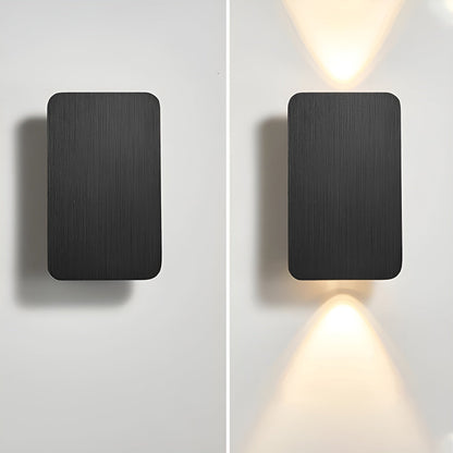 Resilux Wandlamp 6W Aluminium Zwart Wandverlichting Up Down Modern Interieur Hal Slaapkamer Woonkamer