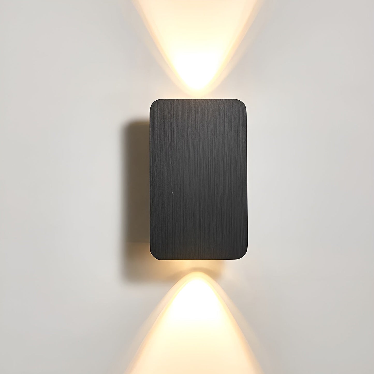 Resilux Wandlamp 6W Aluminium Zwart Wandverlichting Up Down Modern Interieur Hal Slaapkamer Woonkamer