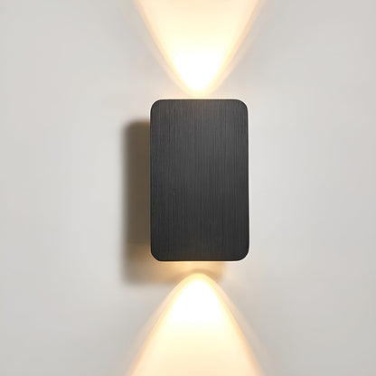 Resilux Wandlamp 6W Aluminium Zwart Wandverlichting Up Down Modern Interieur Hal Slaapkamer Woonkamer