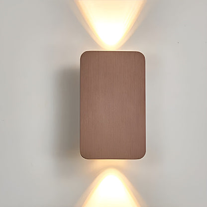 Resilux Wandlamp 6W Aluminium Zwart Wandverlichting Up Down Modern Interieur Hal Slaapkamer Woonkamer