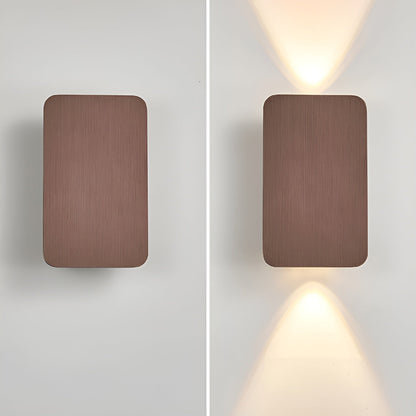 Resilux Wandlamp 6W Aluminium Zwart Wandverlichting Up Down Modern Interieur Hal Slaapkamer Woonkamer