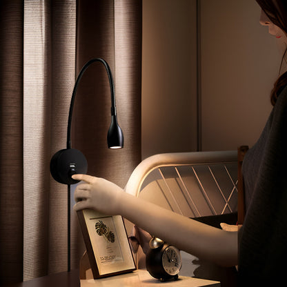 Dimbare Wandlamp met Flexibele Zwanenhals – LED Leeslamp met Touchbediening