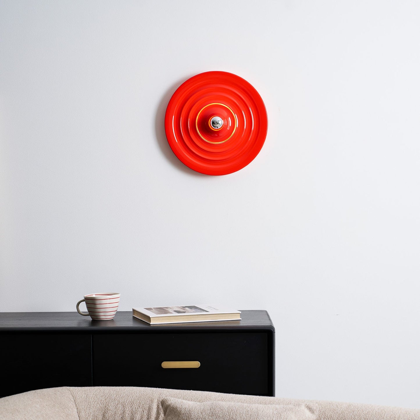Moderne Disc Wandlamp Ijzer Wit Zwart Oranje Nikkel Messing Plafondlamp Dubbelfunctie Porches Patio Interieur Verlichting