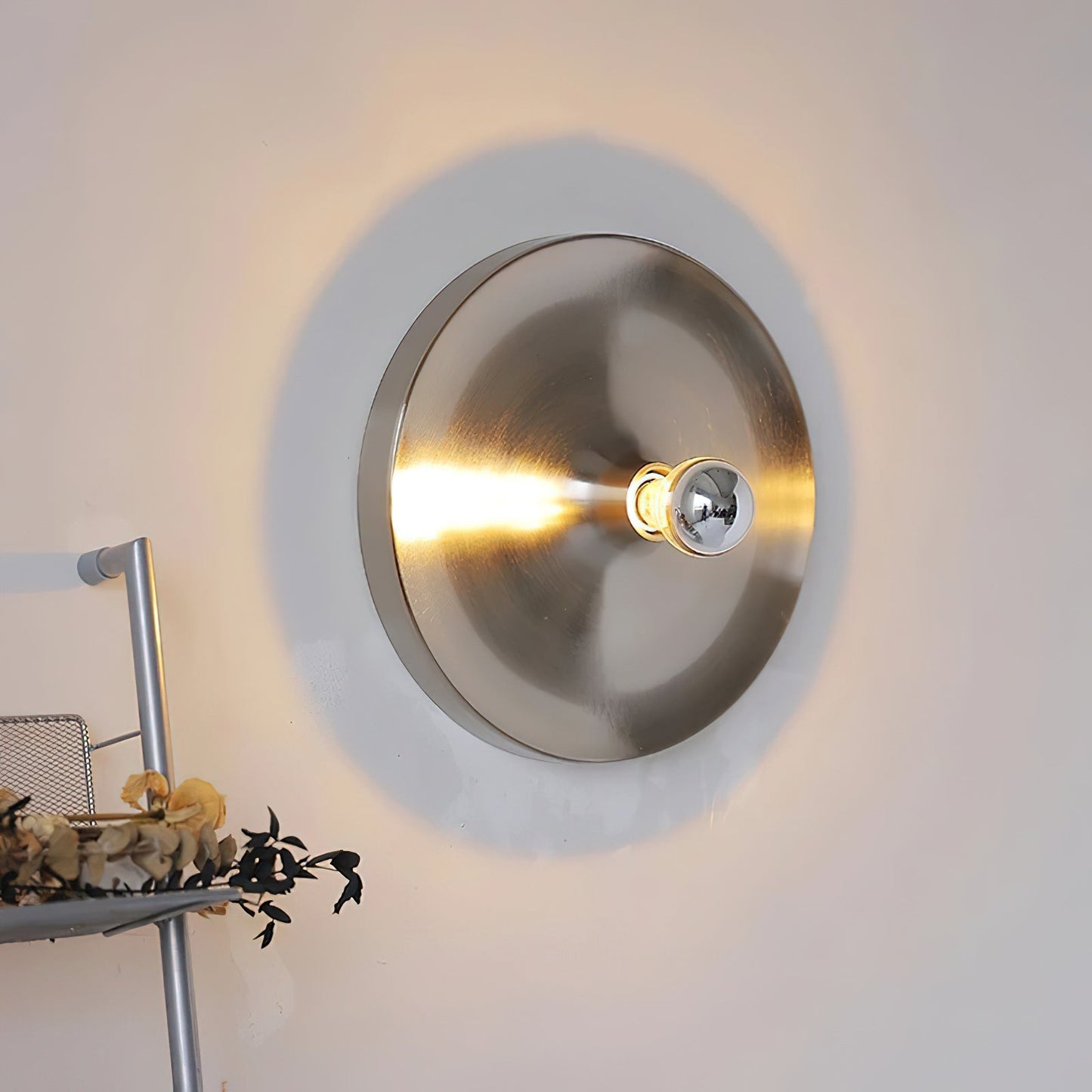 Moderne Disc Wandlamp Ijzer Wit Zwart Oranje Nikkel Messing Plafondlamp Dubbelfunctie Porches Patio Interieur Verlichting