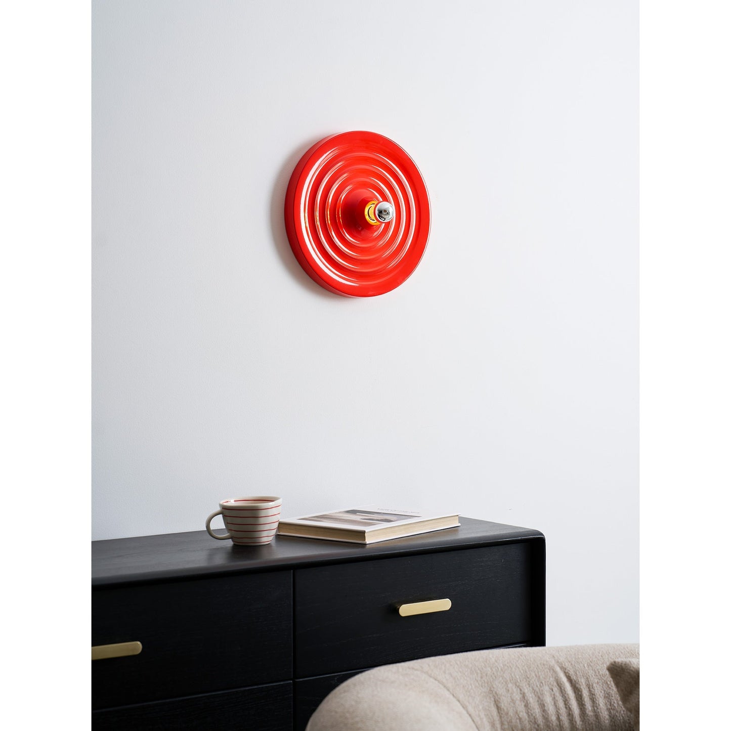Moderne Disc Wandlamp Ijzer Wit Zwart Oranje Nikkel Messing Plafondlamp Dubbelfunctie Porches Patio Interieur Verlichting