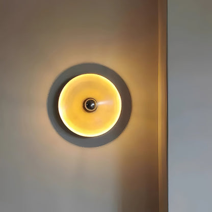Moderne Disc Wandlamp Ijzer Wit Zwart Oranje Nikkel Messing Plafondlamp Dubbelfunctie Porches Patio Interieur Verlichting