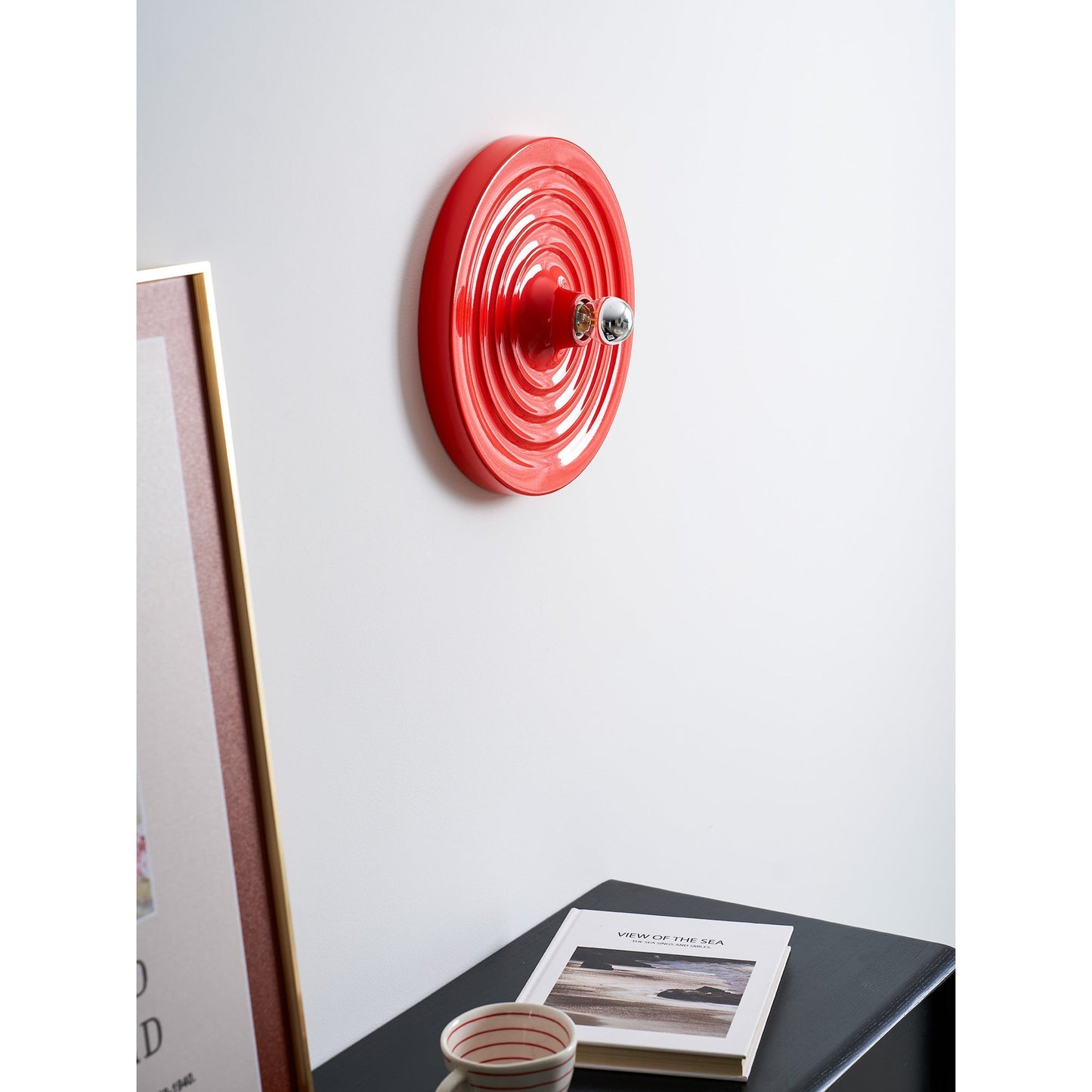 Moderne Disc Wandlamp Ijzer Wit Zwart Oranje Nikkel Messing Plafondlamp Dubbelfunctie Porches Patio Interieur Verlichting