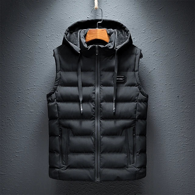 Heren Vest Mouwloos met Capuchon Waterdicht - StudioMarella
