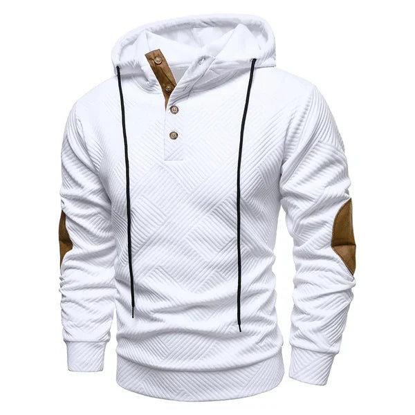 Hoodie Sweater Heren | Knopen bij Hals & Comfortabele Warmte