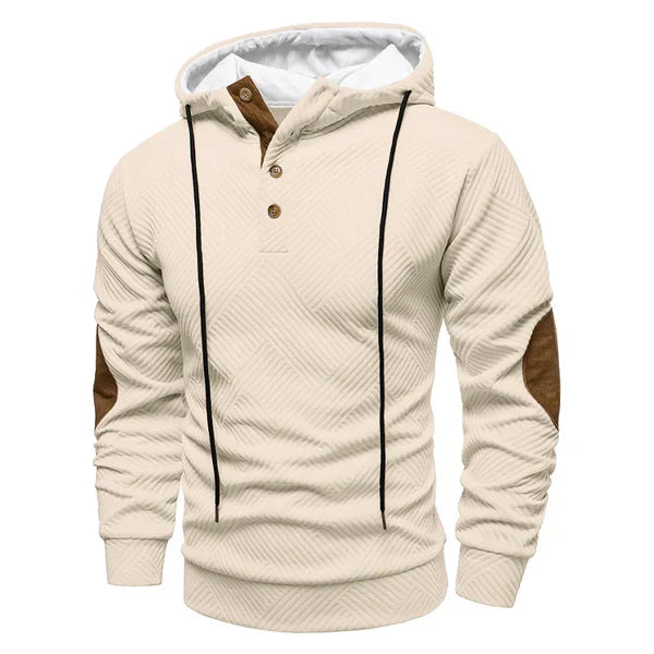 Hoodie Sweater Heren | Knopen bij Hals & Comfortabele Warmte