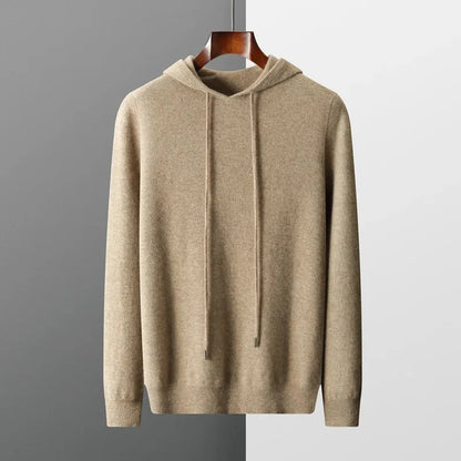 Zachte Cashmere Hoodie met Capuchon en Trekkoord - StudioMarella
