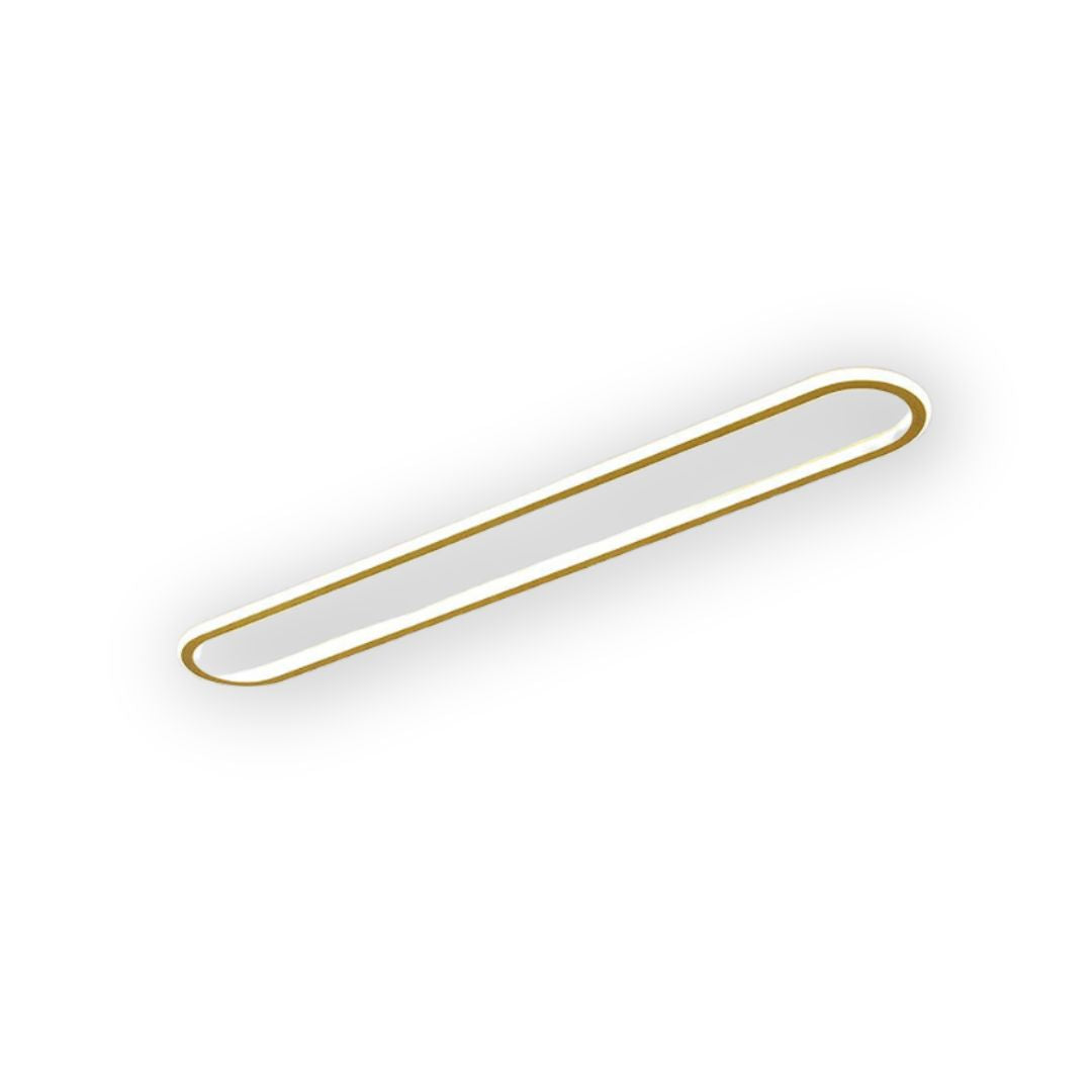LED plafondlamp langwerpig zwart wit gang woonkamer slaapkamer modern minimalistisch plafondverlichting