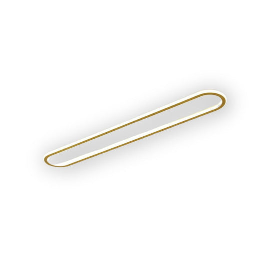 LED plafondlamp langwerpig zwart wit gang woonkamer slaapkamer modern minimalistisch plafondverlichting