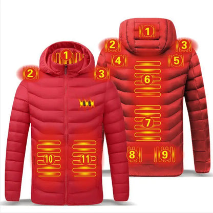 Verwarmde Jas Comfortabel voor Buiten