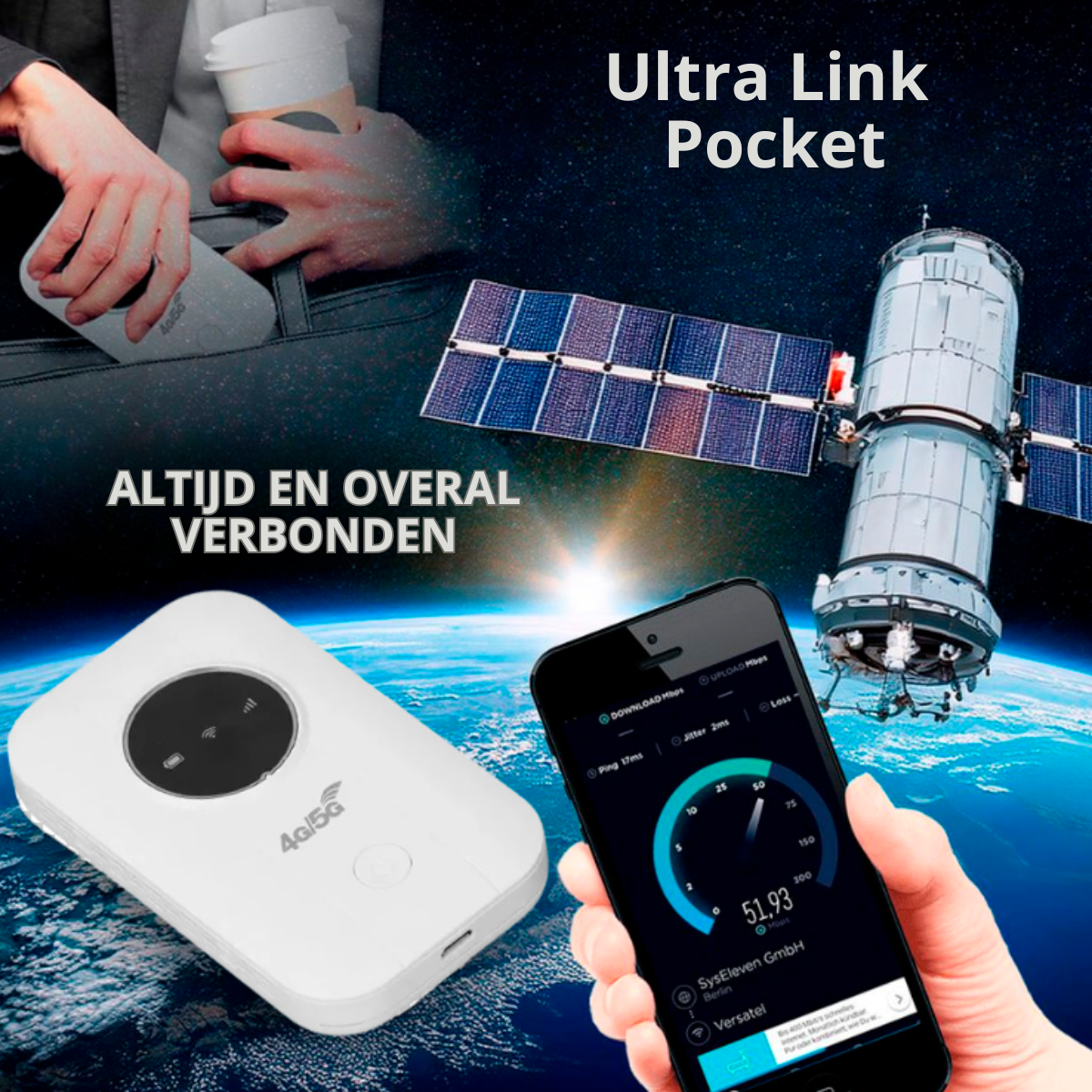 Draagbare Pocket Router voor Underweg - StudioMarella