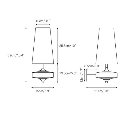 Design Wandlamp Met Houten Details En Stoffen Kap Geïnspireerd Op De Nikau Palm