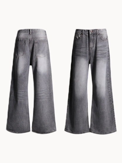 Losse Gewassen Jeans voor Mannen