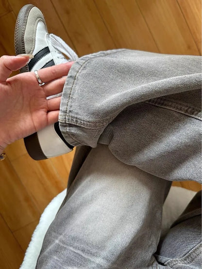 Losse Gewassen Jeans voor Mannen