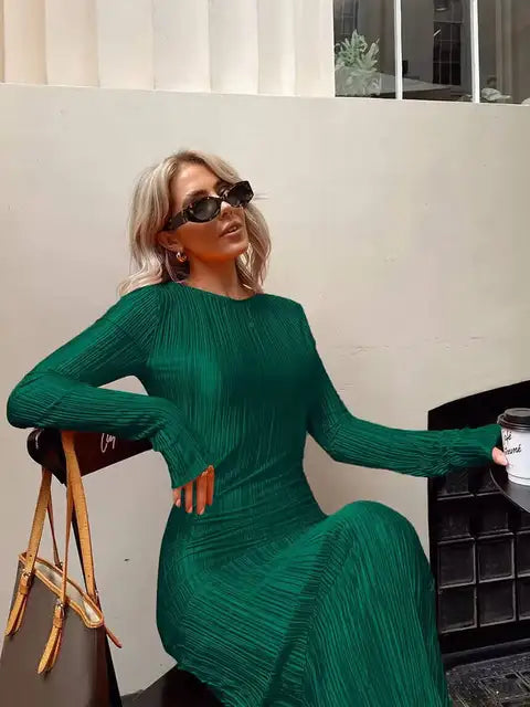 Elegante Maxi Jurk voor Bruiloft en Feesten