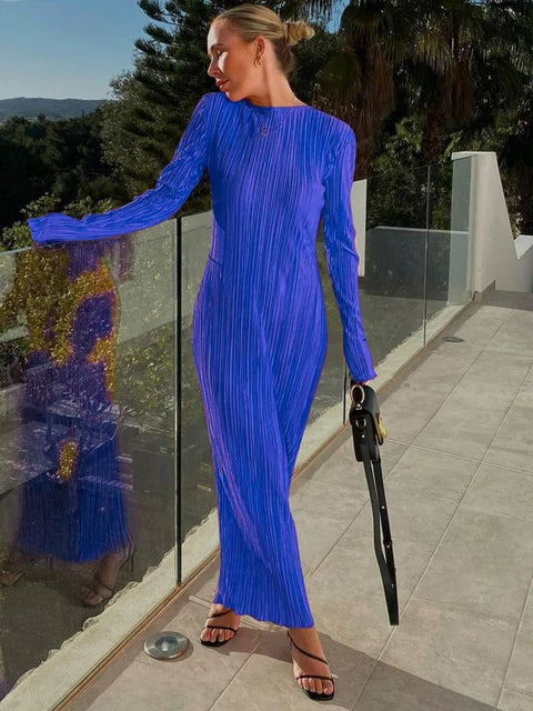 Elegante Maxi Jurk voor Bruiloft en Feesten