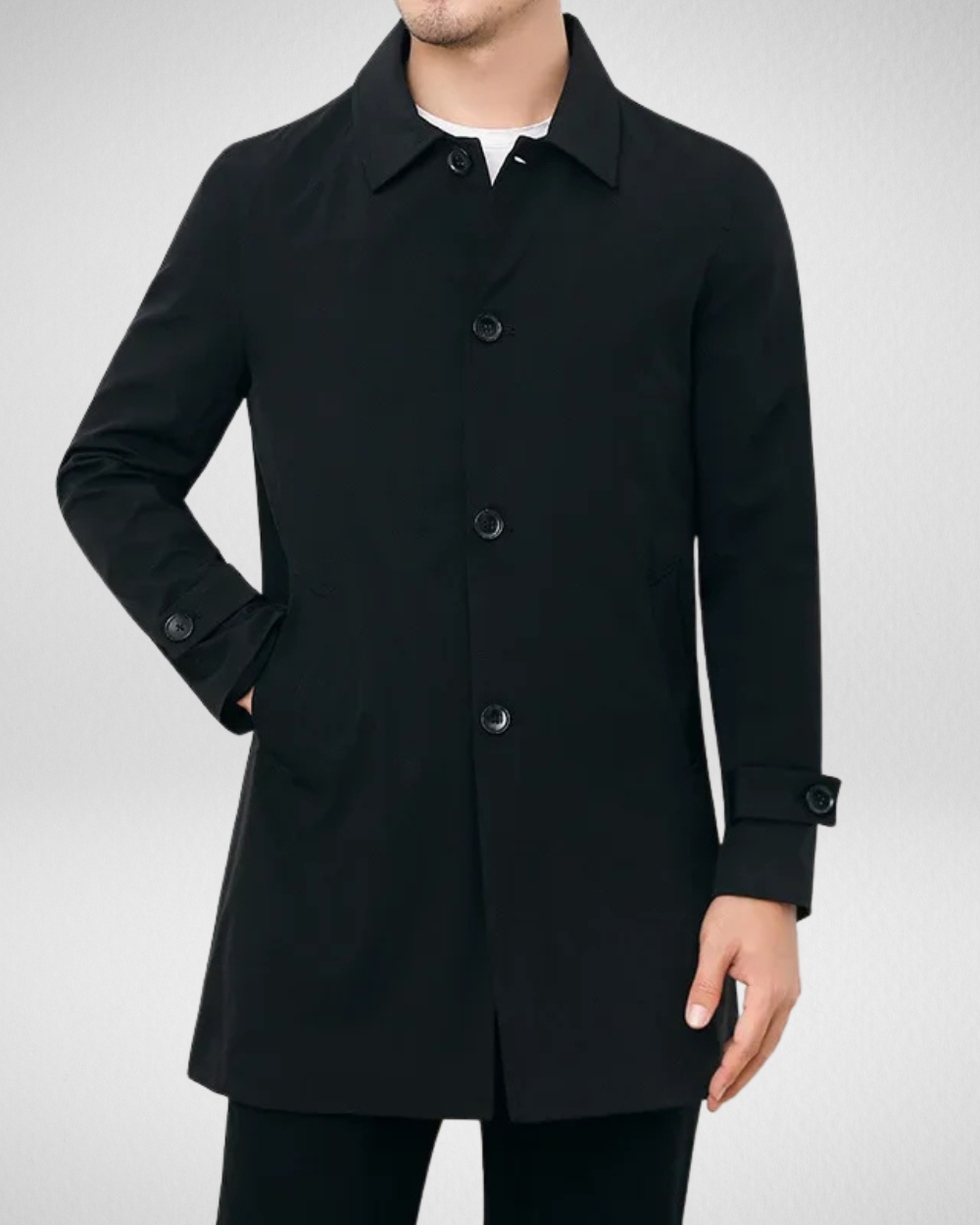 Heren Overcoat Waterafstotend Warm en Stijlvol