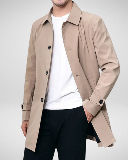 Heren Overcoat Waterafstotend Warm en Stijlvol