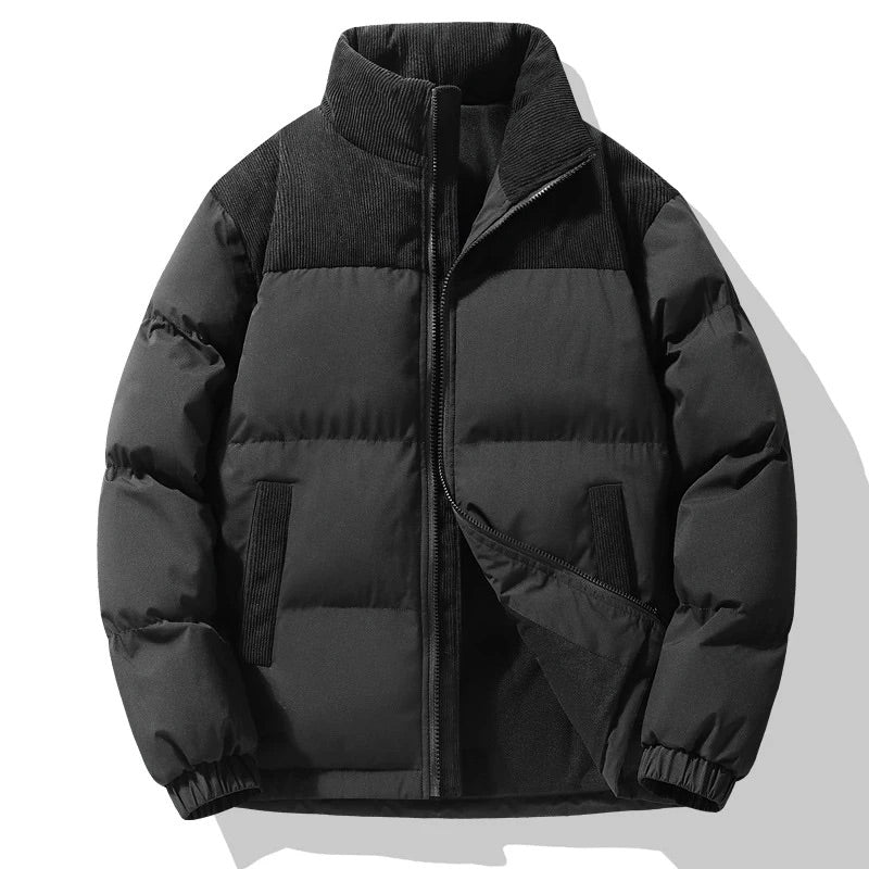 Heren Winterjas Warm Gewatteerd Pufferjack Donzen Jas