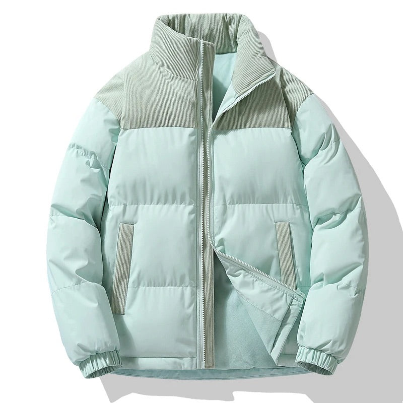 Heren Winterjas Warm Gewatteerd Pufferjack Donzen Jas