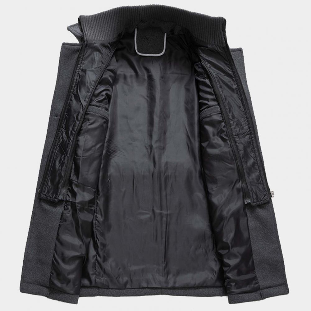 Heren Trenchcoat Waterdicht Warm Met Fleece Voering