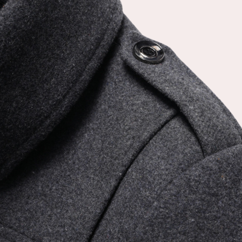 Heren Trenchcoat Waterdicht Warm Met Fleece Voering