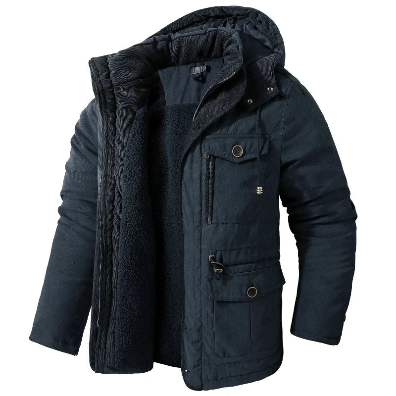 Heren Winterjas Waterdicht Warm met Fleecevoering Isolatie