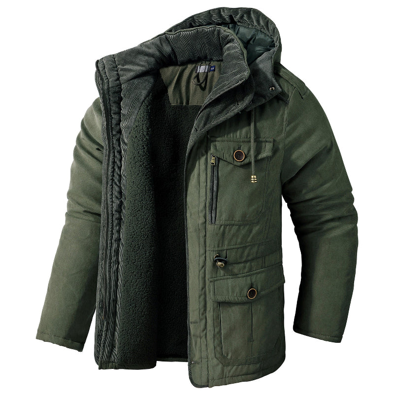 Heren Winterjas Waterdicht Warm met Fleecevoering Isolatie