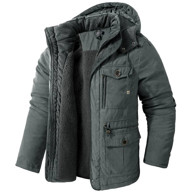 Heren Winterjas Waterdicht Warm met Fleecevoering Isolatie