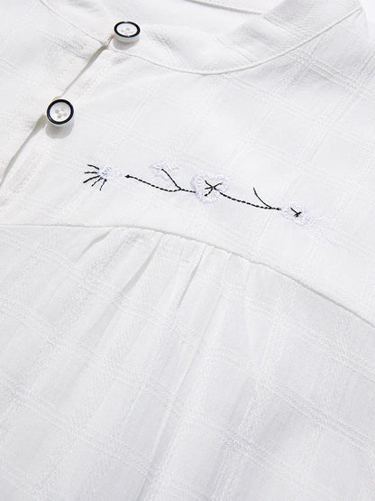 Vrouwen Overhemd Korte Mouwen Pofshirt Casual
