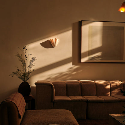Wandlamp Glas In Lood Retro Art Deco Schelp 28cm E14
