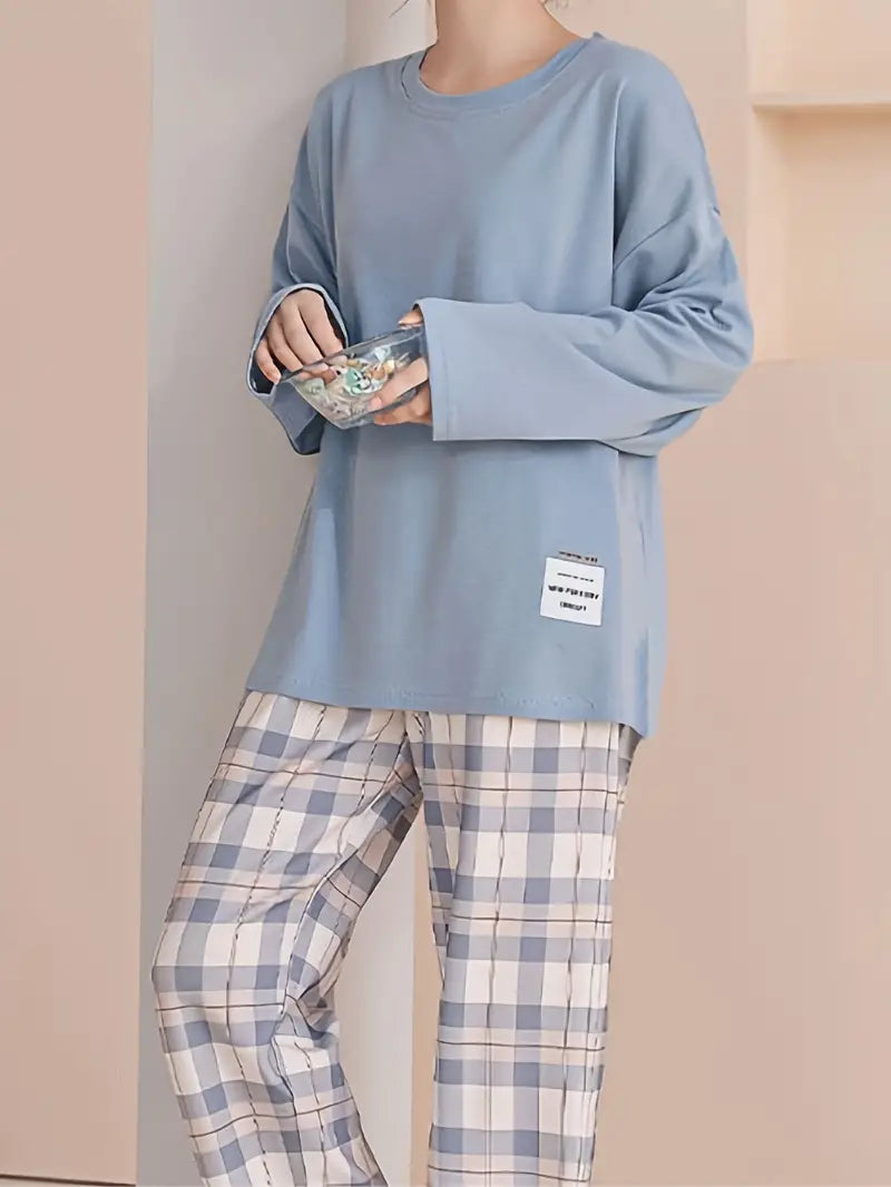 Dames Pyjama Ruitpatroon Zacht en Zomerse Stof - StudioMarella