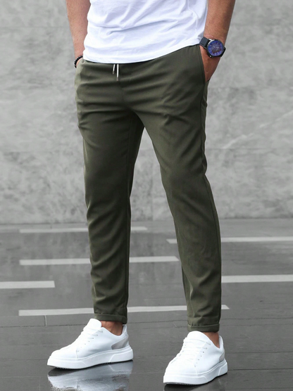 Joggingbroek Elastisch Slim Fit met Tunnelkoord