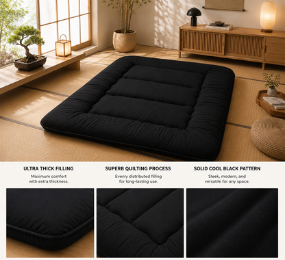 Opvouwbaar Futonmatras 10cm Dik Japanse Slaapmat Volwassenen Kinderen Tatami Yogamat Reisbed Gastenkamer