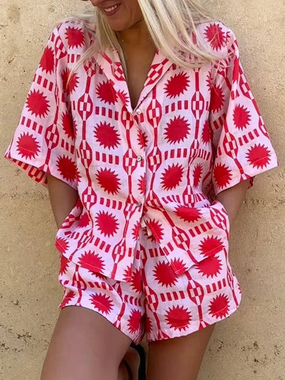 Vrouwenzomerjurk Vrijetijdskleding Set Casual