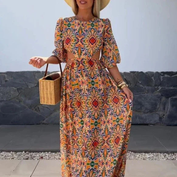 Vrouwelijke Bloemenjurk Elegante Zomerjurk voor Dames - StudioMarella