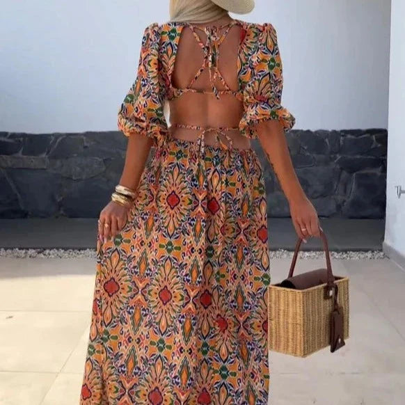 Vrouwelijke Bloemenjurk Elegante Zomerjurk voor Dames