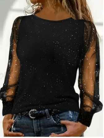 Vrouwelijke Kanten Blouse Elegante Stijl