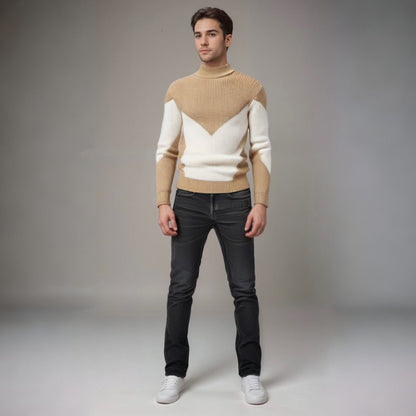 Herentrui Gebreid Modern Design voor Mannen