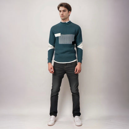 Herentrui Gebreid Modern Design voor Mannen