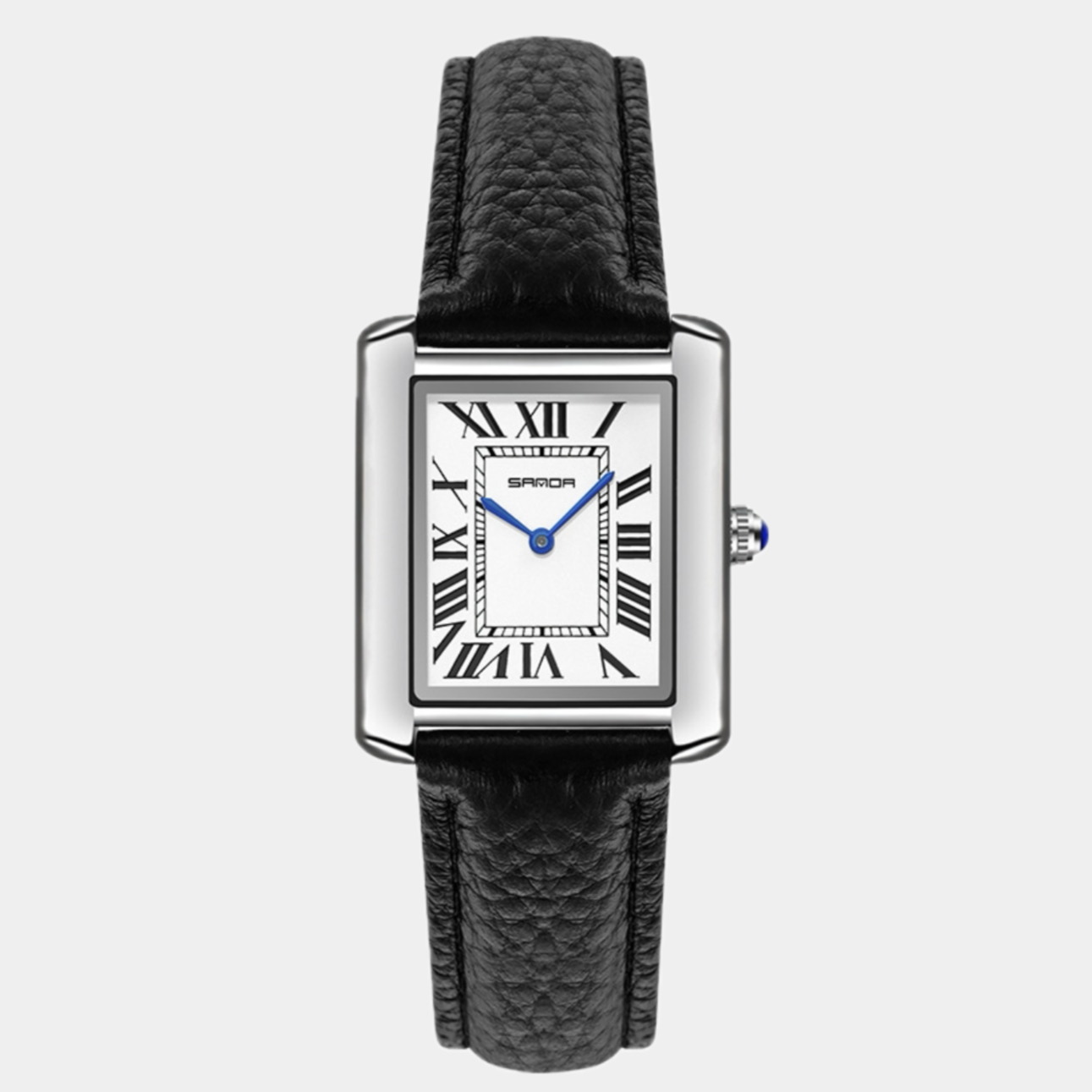 Leren Horloge Klassieke Vierkant Stijl