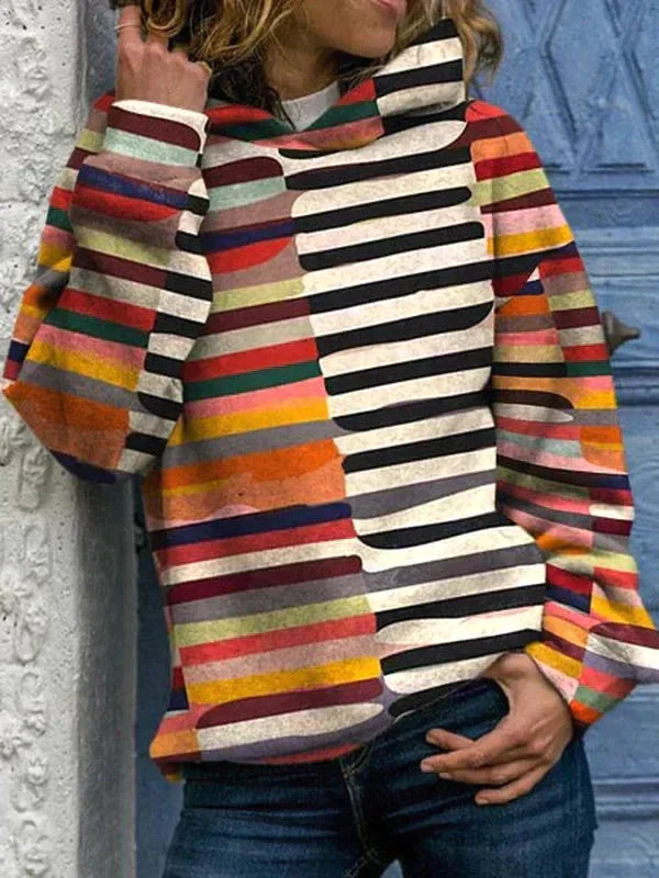 Dames Hoodie Kleurrijk Comfortabel - StudioMarella