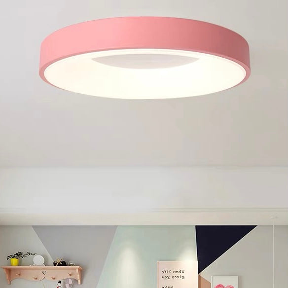 LED plafondlamp rond acryl ijzer lage ruimtes hal slaapkamer woonkamer moderne opbouwlamp minimalistische plafondverlichting